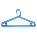 Clorox White Plastic Clothes Hangers – 10 Pack | Ideal for Everyday Standard Use | Two Accessory Hooks | Value Set