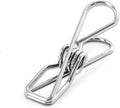 40 Pack Stainless Steel Clothes Pins, Multi-Purpose Metal Wire Utility Clips