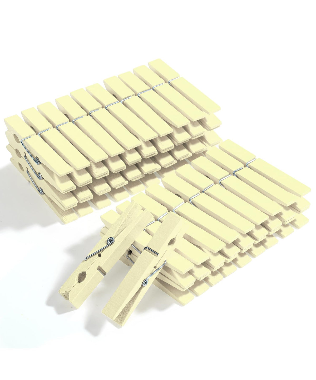 Mr. Pen- Mini Wooden Clothes Pins for Photo, 1 Inch, 200 Pack, Small Clothespins with Jute Twine for Scrapbooking, Labeling Plants, Gift Tags, Tiny Crafts, Photo Display, Decoration