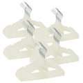 GoodtoU Baby Hangers 100Pack Kids Plastic Baby Clothes Hangers for Closet Small Children Infant Toddler Child, White