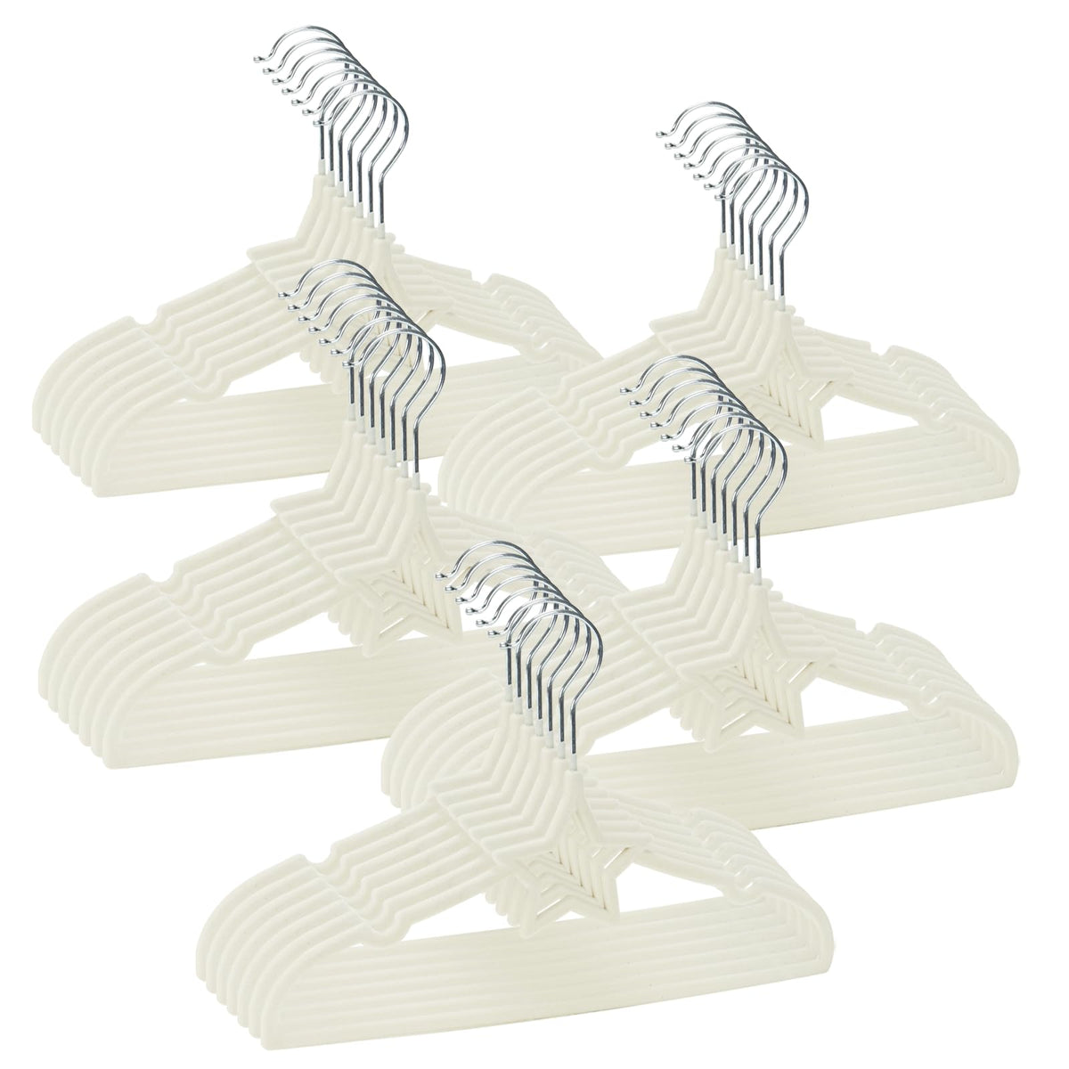 GoodtoU Baby Hangers 100Pack Kids Plastic Baby Clothes Hangers for Closet Small Children Infant Toddler Child, White