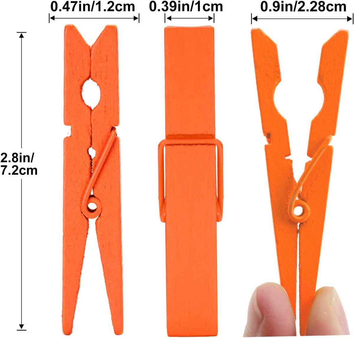 KINGLAKE Colored Clothes Pins Wooden - Colored Clothespins for Crafts 2.9 Inch,50 Pcs 10 Colors Colorful Clothespins Clips with Jute String for Hanging Pictures,Photo Displays,Classroom Arts Crafts