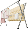 Spreezy 94 Inch Clothes Drying Rack, Stainless Steel, Indoor/Outdoor
