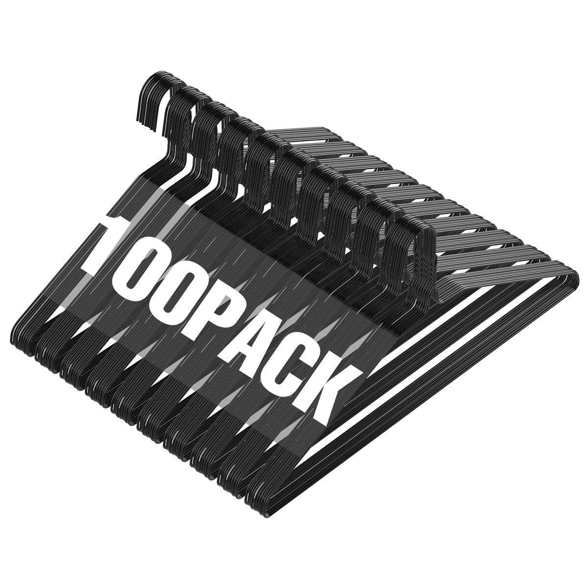 SPECILITE Wire Metal Clothes Hangers Bulk 100 Pack, Ultra Thin, Silver