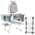 APEXCHASER Clothes Drying Rack with High Hanger, 3-Level Drying Racks