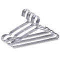 TIMMY 50 Pack Stainless Steel Wire Clothes Hangers, 16.5 in, Space-Saving