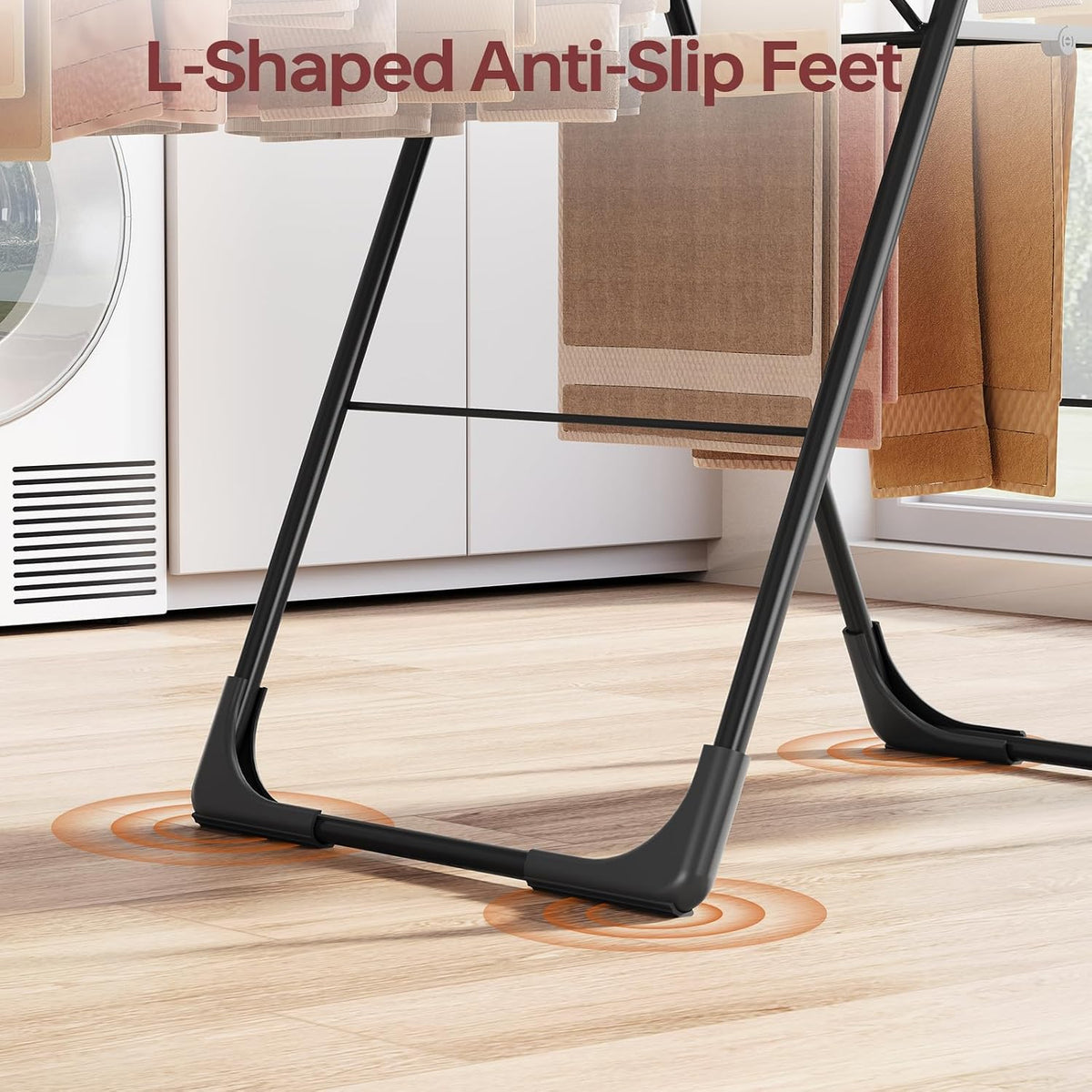 APEXCHASER Clothes Drying Rack, Large Capacity Drying Rack Clothing