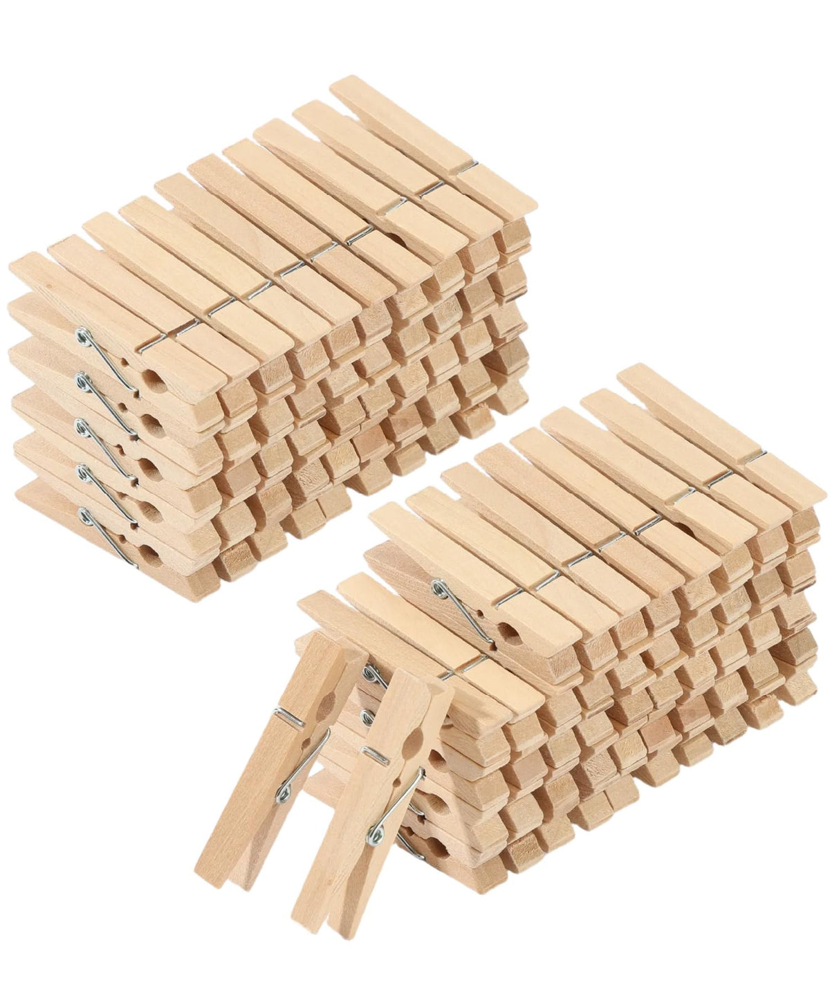 Mr. Pen- Mini Wooden Clothes Pins for Photo, 1 Inch, 200 Pack, Small Clothespins with Jute Twine for Scrapbooking, Labeling Plants, Gift Tags, Tiny Crafts, Photo Display, Decoration