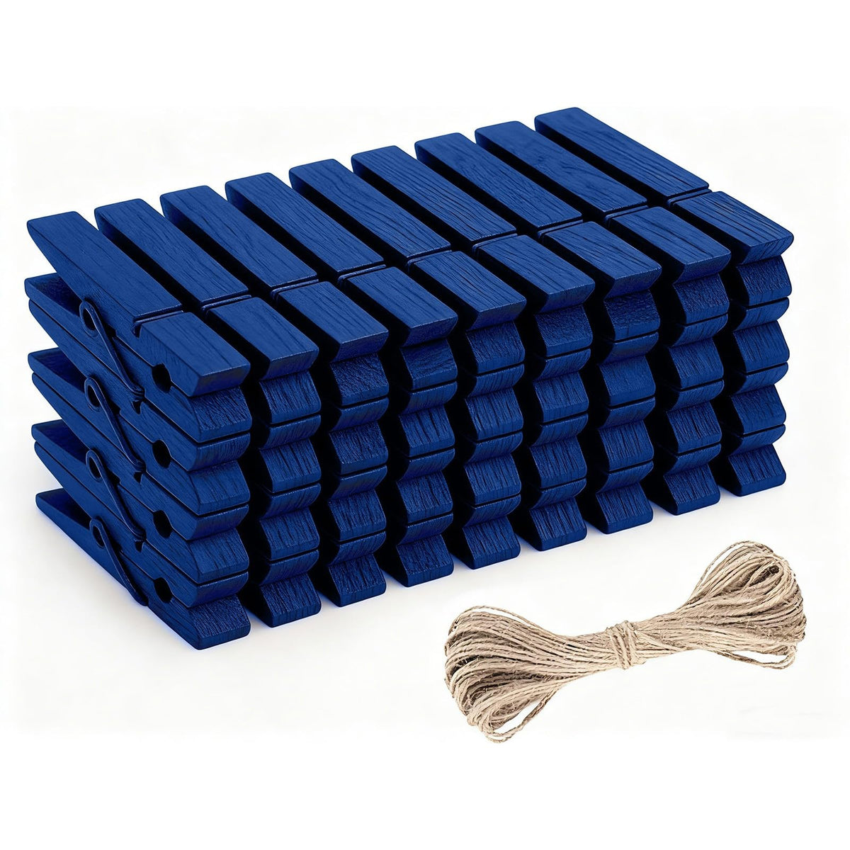 jijAcraft 1.4 Inch Mini Clothes Pins - 100Pcs Wooden Clothespins for Photo