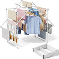 Sakugi Foldable Clothes Drying Rack, 48.2" W, Stable Arch Structure