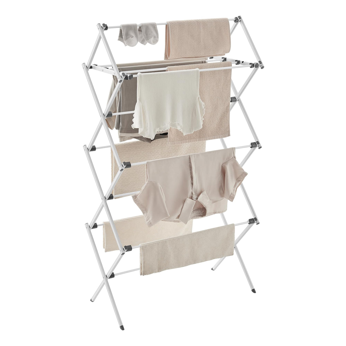 SONGMICS Foldable Clothes Drying Rack, 29.5 x 14.6 x 53.1 Inches
