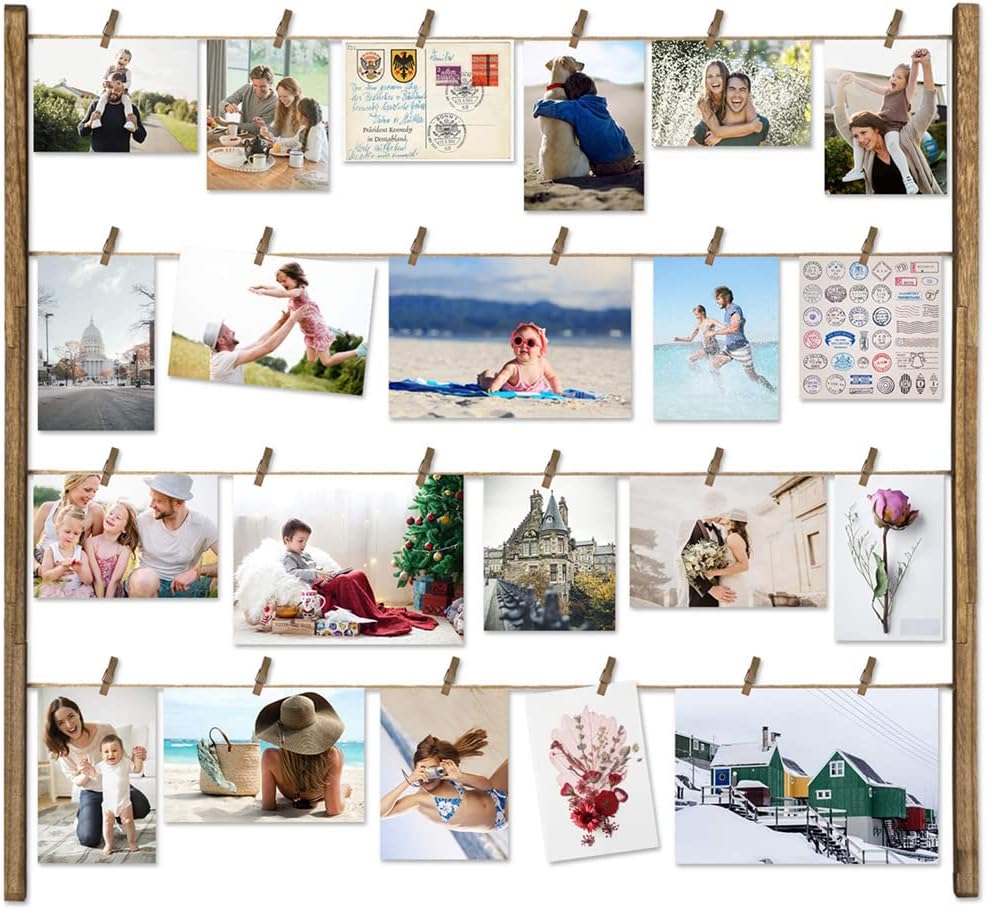 1.4 Inch Mini Clothes Pins for Photo, 130 Pcs Small Clothes Pins, Wooden