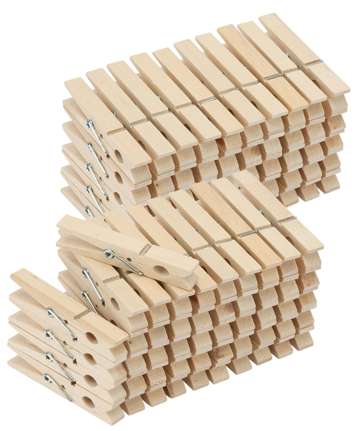 Mr. Pen- Mini Wooden Clothes Pins for Photo, 1 Inch, 200 Pack, Small Clothespins with Jute Twine for Scrapbooking, Labeling Plants, Gift Tags, Tiny Crafts, Photo Display, Decoration