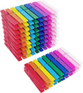 KTOJOY Colored Clothespins 50 PCS, 2.9 Inch Heavy Duty Wooden Clothes Pins