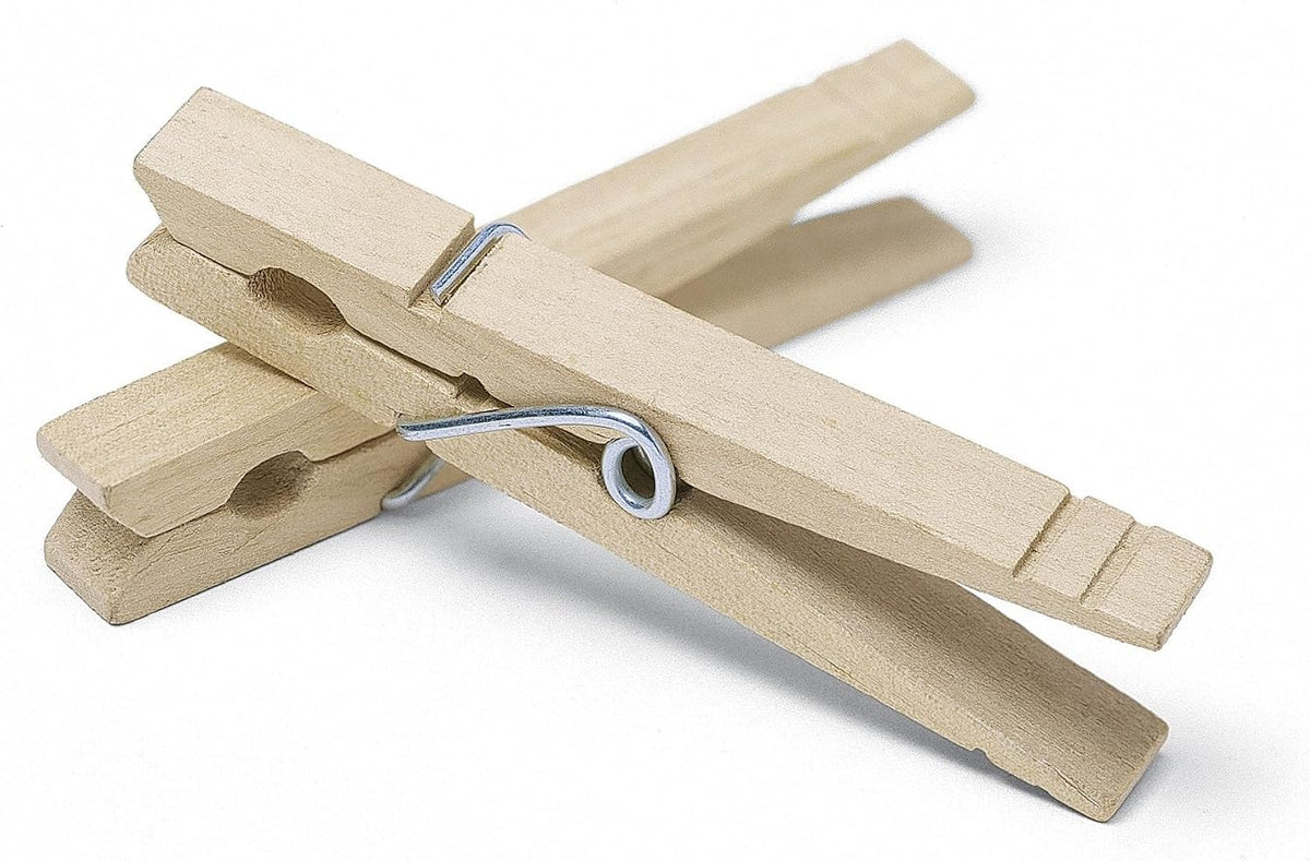 Whitmor Soft Touch Clothespins - Set of 24