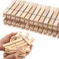 LOTIMOYIA Wooden Clothespins, 3.55Inch, 46 Pack