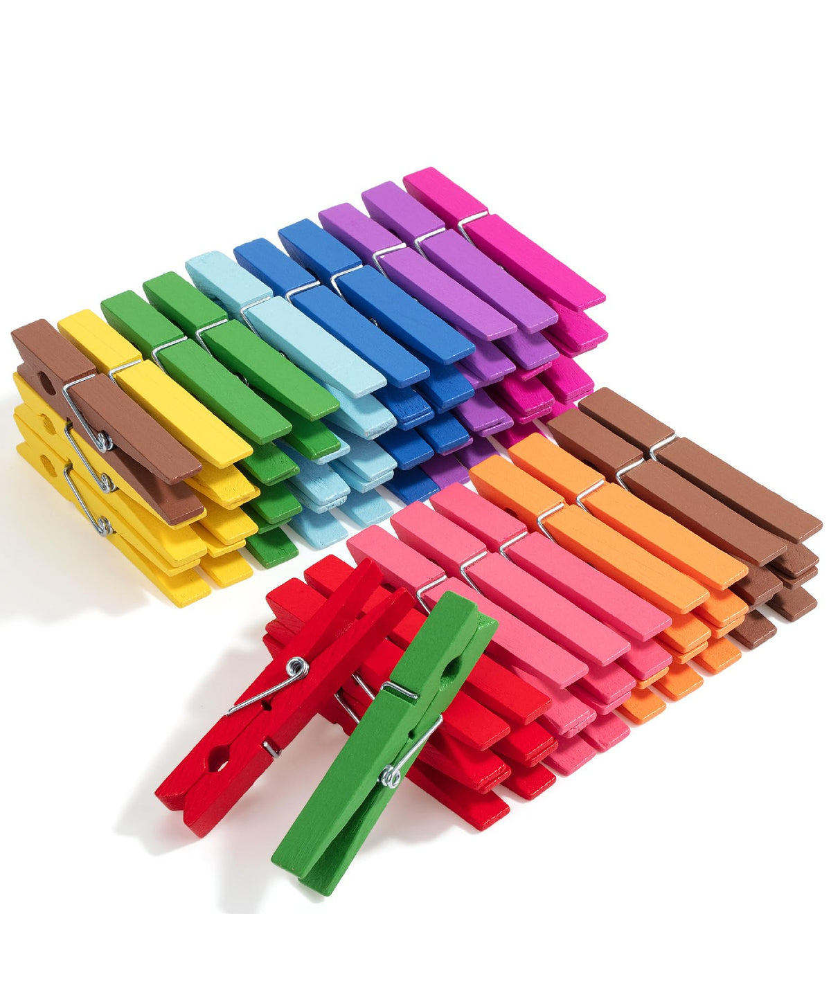 Mr. Pen- Mini Wooden Clothes Pins for Photo, 1 Inch, 200 Pack, Small Clothespins with Jute Twine for Scrapbooking, Labeling Plants, Gift Tags, Tiny Crafts, Photo Display, Decoration
