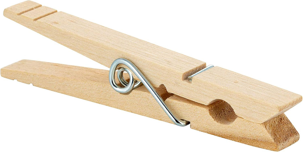 Laundry 360 Extra Large Wooden 100 Pack Clothespins