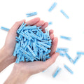 100PCS Baby Shower Games Clothespins Boy Plastic Clothes Pin Blue 1.37 inch
