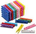 AISOSO 100Pcs Colored Clothespins, 2.9 Inch, 10 Each of 10 Colors