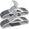 50 Pack Plastic Clothes Hangers, Non-Slip, Space-Saving, Heavy Duty
