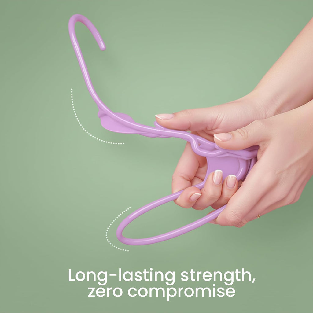 Utopia Home Plastic Hangers 50 Pack – Space Saving Clothes Hanger Pink