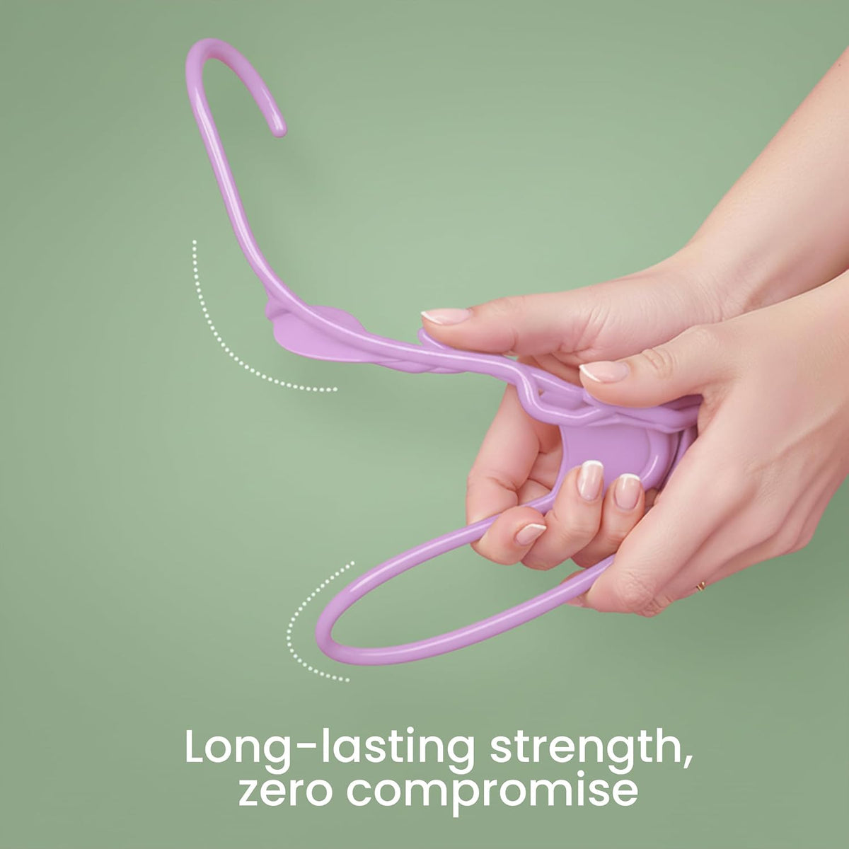 Utopia Home Plastic Hangers 50 Pack – Space Saving Clothes Hanger Pink