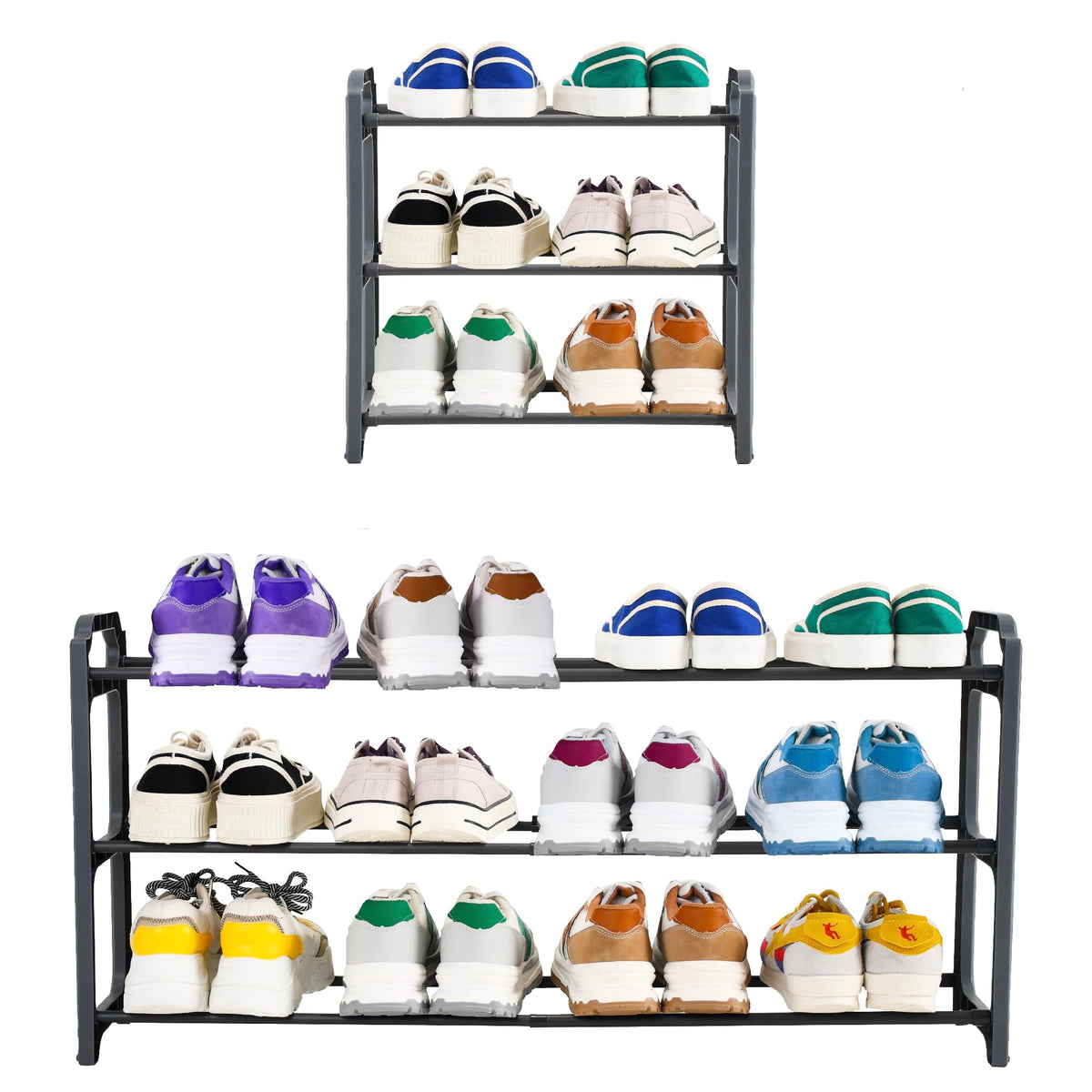 happhom Clothes Drying Rack, Foldable Drying Rack Clothing, Laundry Drying Rack, Expandable and Collabsible Drying Rack, Free-Standing Large Clothes Dryer, Space Saving Indoor&Outdoor, Silver