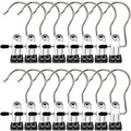 Laundry Hooks Hanging Clips Clothes Pins Closet Hanger Organizer Clamps Socks Towel Clips Heavy Duty Clothespins Bulk Hanger Clips for Closet Travel Pants Socks Handbags, 30 Pack
