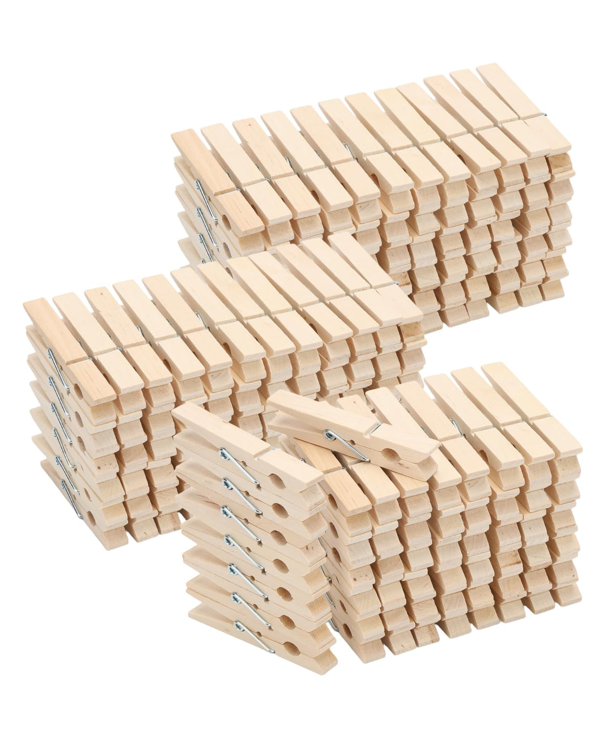 Mr. Pen- Mini Wooden Clothes Pins for Photo, 1 Inch, 200 Pack, Small Clothespins with Jute Twine for Scrapbooking, Labeling Plants, Gift Tags, Tiny Crafts, Photo Display, Decoration