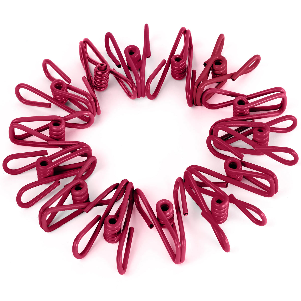 Riveda 30 Pack Assorted Chip Bag Clips Utility - PVC 2 Inch Coated Colorful Sealer for Sealing Food - Paper Holder, Clothesline Clip for Laundry Hanging, Kitchen Bags, Multipurpose Clothes Pins