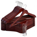 StorageWorks Wooden Coat Hangers, 20 Pack Wood Clothes Hanger for Closet