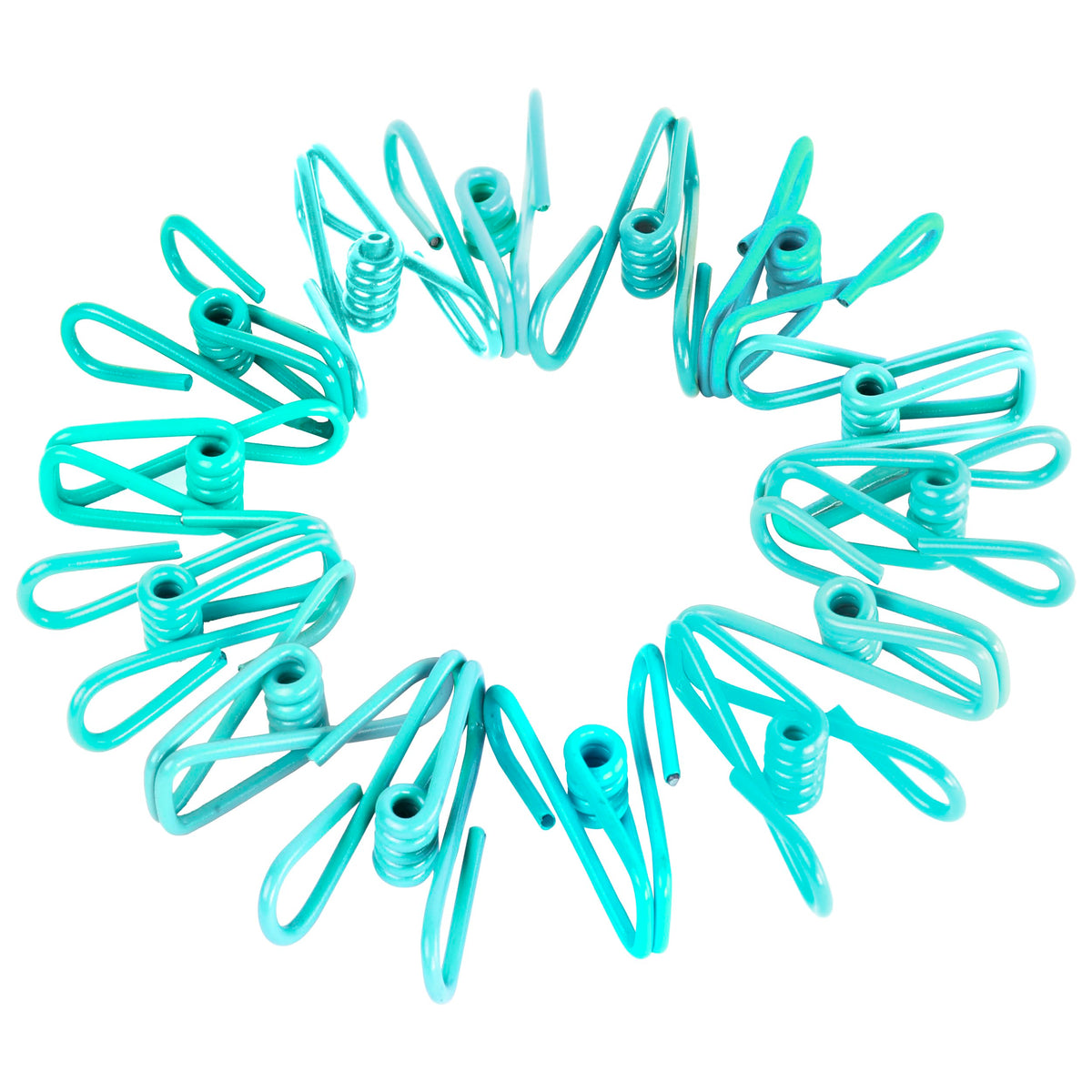 Riveda 30 Pack Assorted Chip Bag Clips Utility - PVC 2 Inch Coated Colorful Sealer for Sealing Food - Paper Holder, Clothesline Clip for Laundry Hanging, Kitchen Bags, Multipurpose Clothes Pins