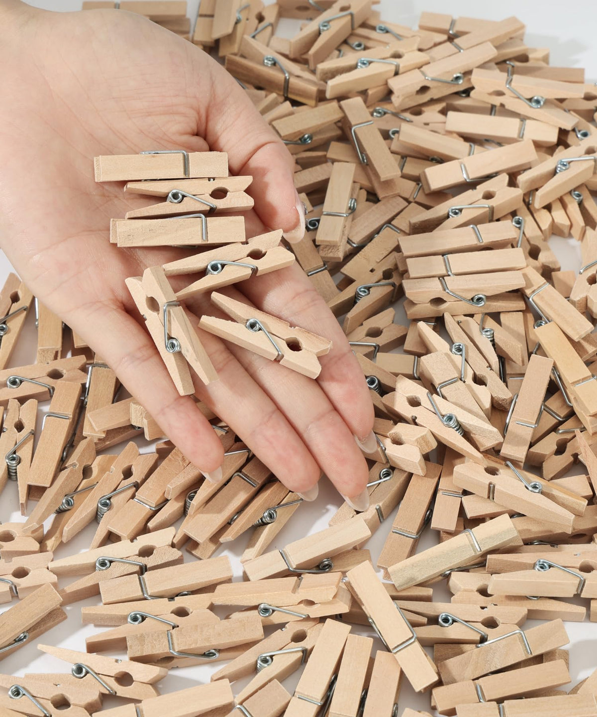 Mr. Pen- Wooden Clothes Pins, Natural Wood, 100 Pack, 1.9 Inch | Rust Resistant for Classroom, Crafts
