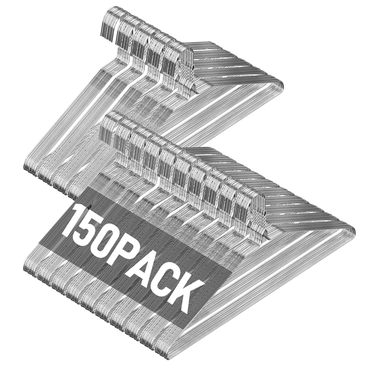 SPECILITE Wire Metal Clothes Hangers Bulk 100 Pack, Ultra Thin, Silver