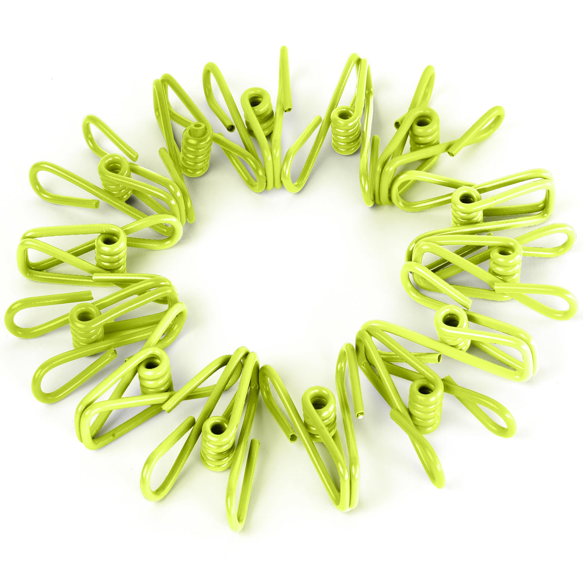 Riveda 30 Pack Assorted Chip Bag Clips Utility - PVC 2 Inch Coated Colorful Sealer for Sealing Food - Paper Holder, Clothesline Clip for Laundry Hanging, Kitchen Bags, Multipurpose Clothes Pins