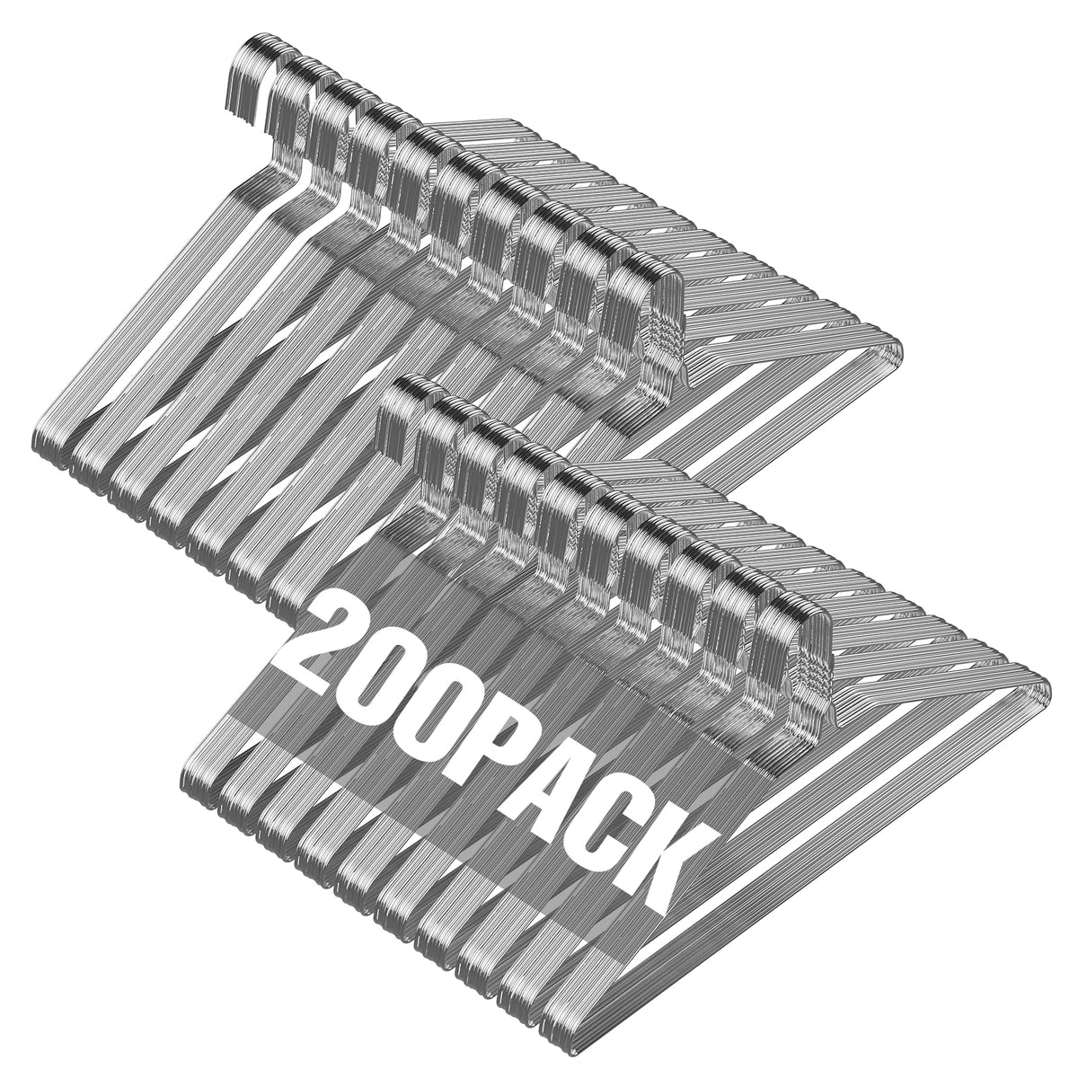 SPECILITE Wire Metal Clothes Hangers Bulk 100 Pack, Ultra Thin, Silver