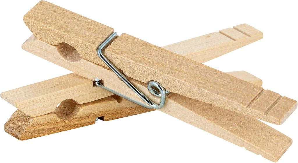 Laundry 360 Extra Large Wooden 100 Pack Clothespins